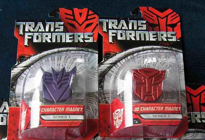 Transformers Movie Collector's Magnet Logos Set of 2
